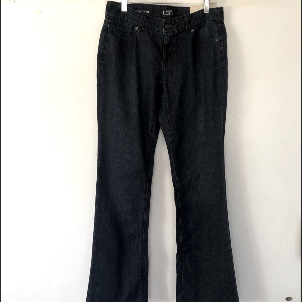 Ann Taylor LOFT Curvy Boot Cut Blue Jeans Sz. 27/4